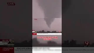Tornado Live On-Air in Shattuck, Oklahoma #oklahoma #weather #tornado #tvnews