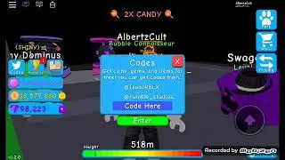 Bubble Gum Simulator Codes (All codes are usefull)