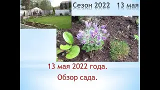 13 мая 2022 года.  Обзор сада.