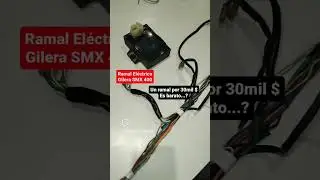 sistema eléctrico Gilera SMX 400 ramal eléctrico moto