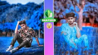 Snapseed Moody Blue Photo Editing | Snapseed Photo Editing 2021| Snapseed Background Colour Change