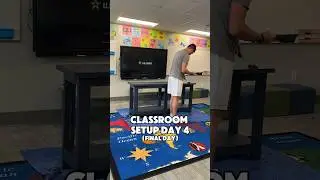 Classroom setup day 4! Let’s go! #classroomsetup