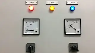 Voltmeter connection 3phase