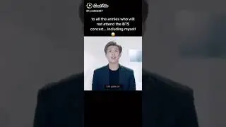 To all the the armies who will not attend the bts concert ... including myself