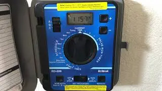 How To Run A Irritrol Rain Dial In Manual Mode