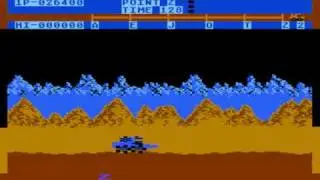 Atari XL/XE - Moon Patrol (game)