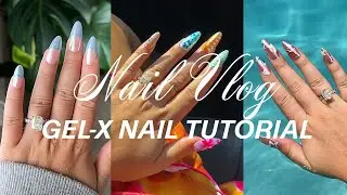 Gel X Nail Tutorial | How to do Gel-x Nails at Home | DIY Nail Vlog with supplies & prices