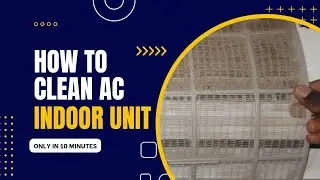 How to Clean your AC Indoor Unit // DIY