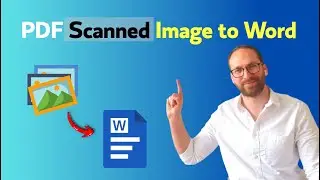 How to Convert PDF Scanned Image to Word File to Edit | PDF OCR to Word Free