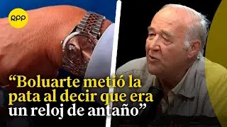 Sobre relojes de Dina Boluarte: 