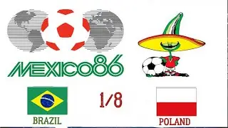 MEXICO1986 1/8 BRAZIL