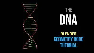 DNA Helix In Blender Geo Nodes