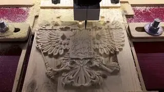 Изготовление герба на станке с ЧПУ. CNC FreeZone. ЧПУ своими руками.