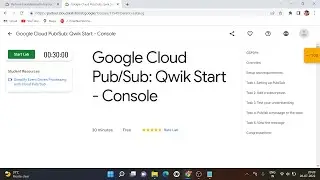 Google Cloud PubSub Qwik Start   Console | Qwiklabs