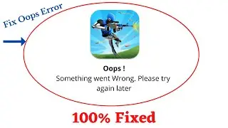 Fix 1v1 LOL Oops Something Went Wrong Error. Please Try Again Later Problem Error Solved