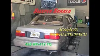 Dyno Tuning a Sleeper Haltech Mitsubishi 4G63/4G64 Powered Hyundai Sonata