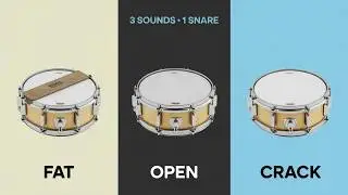 The 3 Snare Sounds EVERY Drummer Needs Fat, Open, Cracky