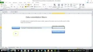 Consolidate Data from Multiple Excel Workbooks using VBA macro