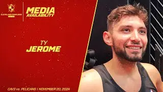 Cleveland Cavaliers Guard Ty Jerome Meets with Media After His Career Night Vs. Pelicans