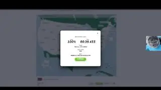 Seterra 50 U.S. States in 39.455 Seconds 100% Accuracy