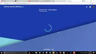 how to acess chrome remote desktop through web browser