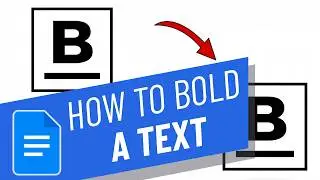 How To Bold Text In Google Docs