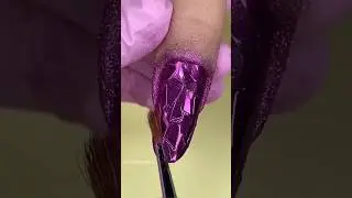 Стеклянный дизайн ногтей маникюр МК. Glass nails #nailglass