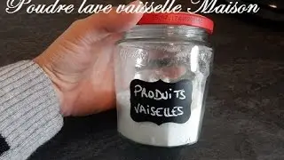 Fabrique ta Poudre lave vaisselle maison