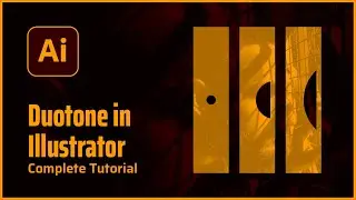 How to create Duotone effect in Adobe Illustrator graphic design tutorial | 