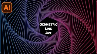 How to Create Geometric Line Art in Adobe Illustrator CC