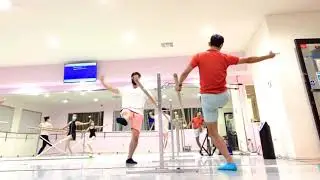 Battement Fondu, beginner adult ballet class demo