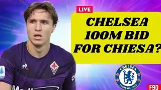 Chelsea Transfer News | Chiesa 100 Million Bid Rejected By Juventus | #CFC #Chelsea #Chiesa #Juve