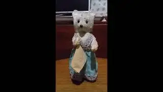 Игрушка заводной механический медведь ссср