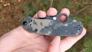 НОЖ SPYDERCO PARAMILITARY 3 CAMO C223GPCMOBK S45VN USA