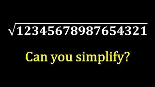 An Interesting Square-root Problem | Calculators Not Allowed! 