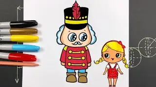 🌰How to draw a Nutcracker