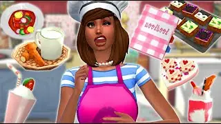 The ultimate baking show in the sims 4 // Sims 4 grannies cookbook mod