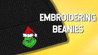 Embroidering A Beanie With Mighty Hoop