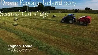 2nd cut silage Ireland 2017 (Late grass!) Drone footage [Dji + GoPro 2k UHD]