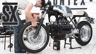 Fork Installation Cafe Racer BMW K1100SX