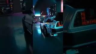 Delorean Cruise. #outrun #retrowave #80s #blender3d #motiongraphics