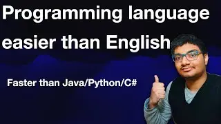 I made a programming language easier than english