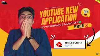 YouTube Launching New App for YouTube Creators | Youtube New Update |  Youtube Create App | TECHG99