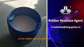 Silicone rubber film release agent
