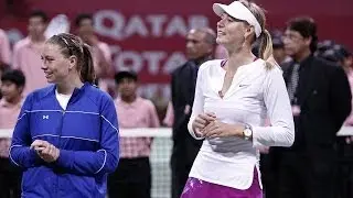Maria Sharapova Vs Vera Zvonareva Doha 2008 Highlights [HD]
