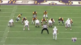 T.J. Josey outruns everyone for UMHB in playoff game.