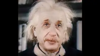 Hear Albert Einstein Explaining His Theory of Relativity - AI Colorized and Upscaled