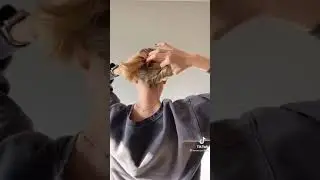 Easy way to create stunning bun hairstyle. #hairstyle #bun #bunhairstyle #shorts