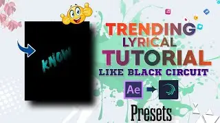 Instagram Trending Lyrical Video Editing in Alight Motion | Black Circuit | Alightorial