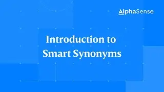 Introduction to: Smart Synonyms